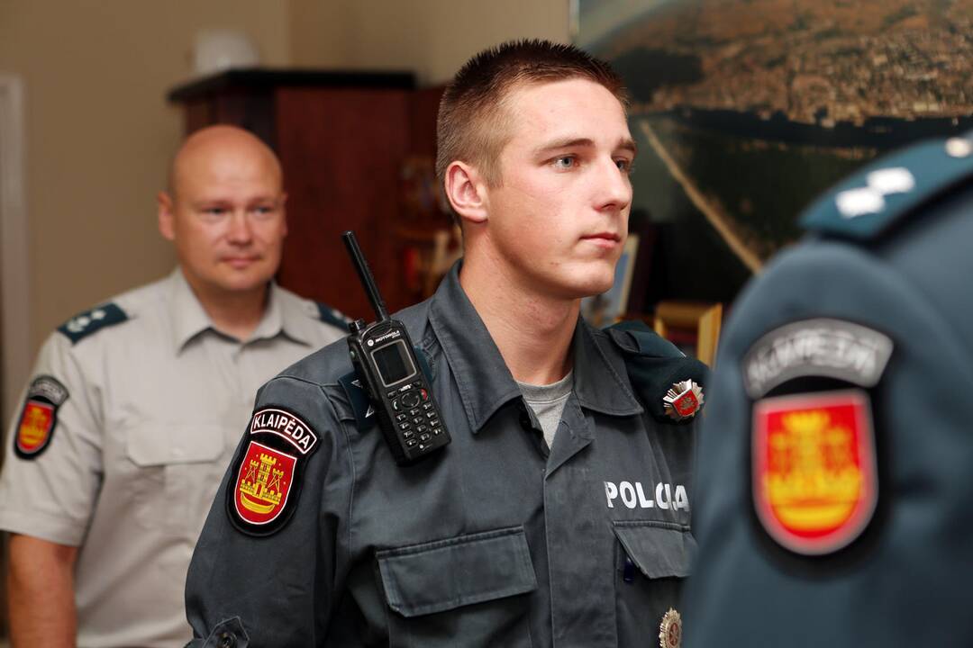 Meras padėkojo policininkams
