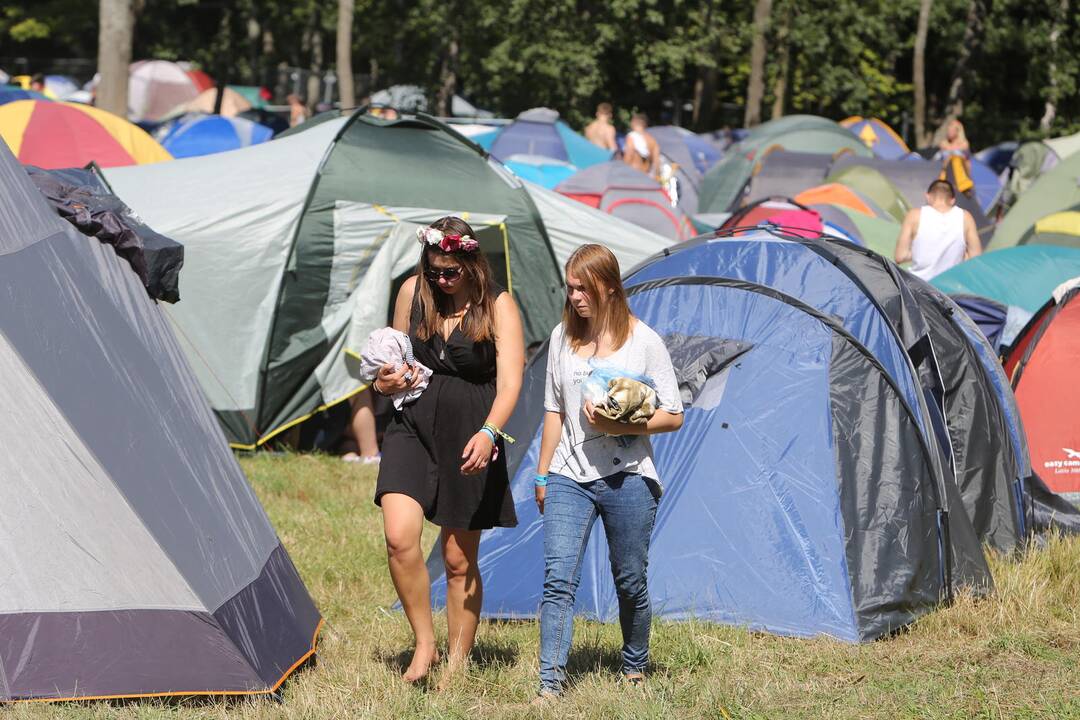Į Karklę plūsta festivalio dalyviai