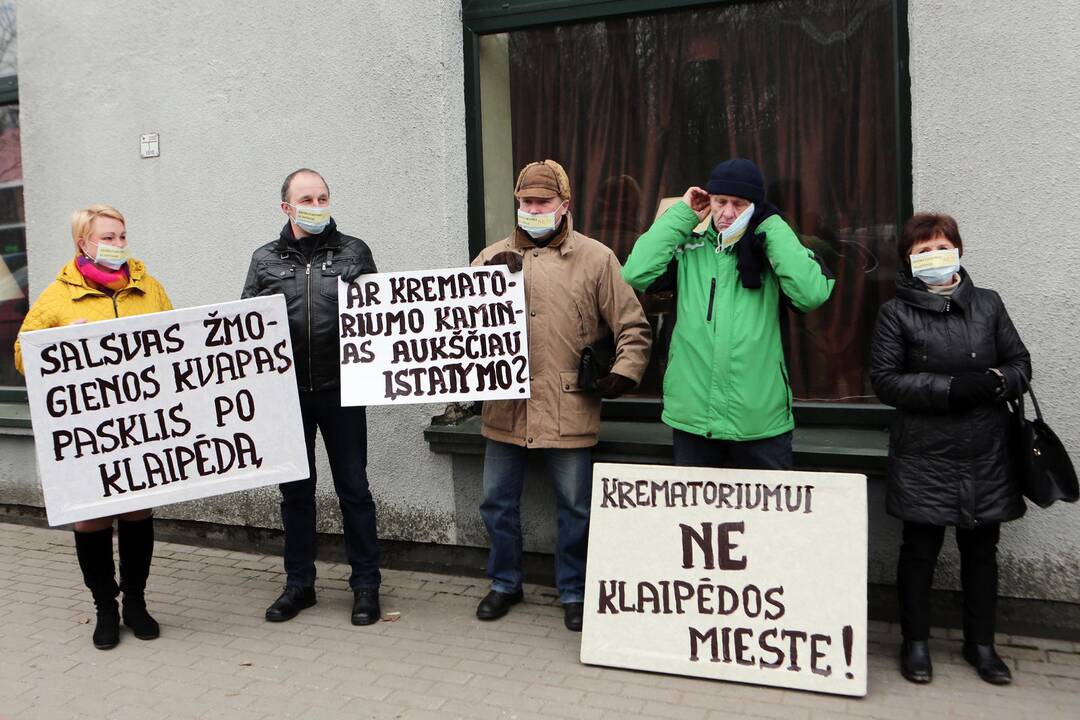 Diskusija dėl krematoriumo statybos