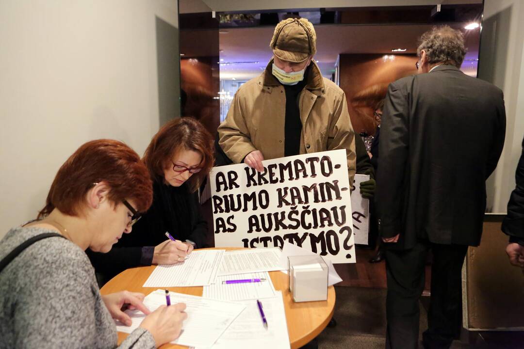 Diskusija dėl krematoriumo statybos