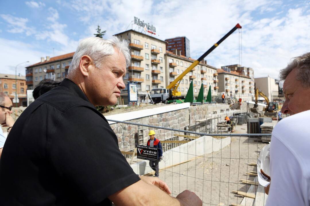 Spaudos konferencija dėl Pilies tilto