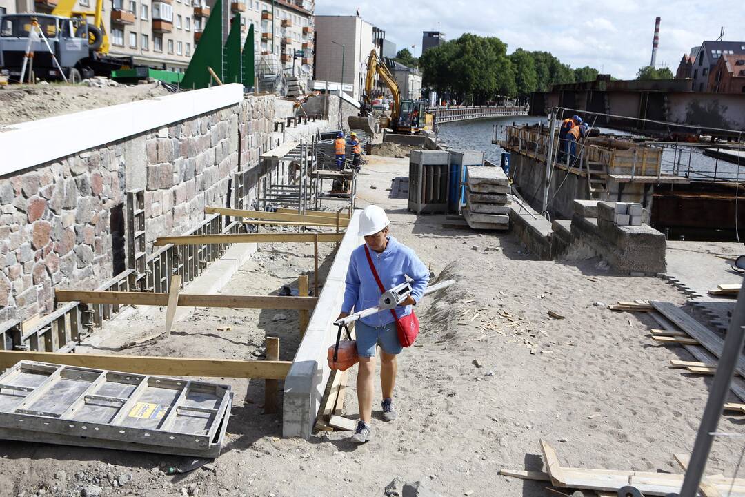 Spaudos konferencija dėl Pilies tilto