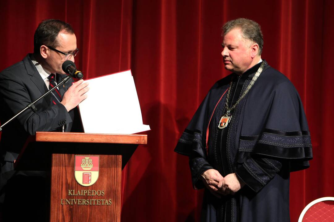 Klaipėdos universiteto minėjimas