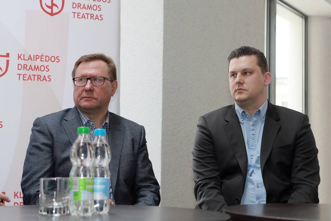 tarptautinio teatrų festivalio spaudos konferencija