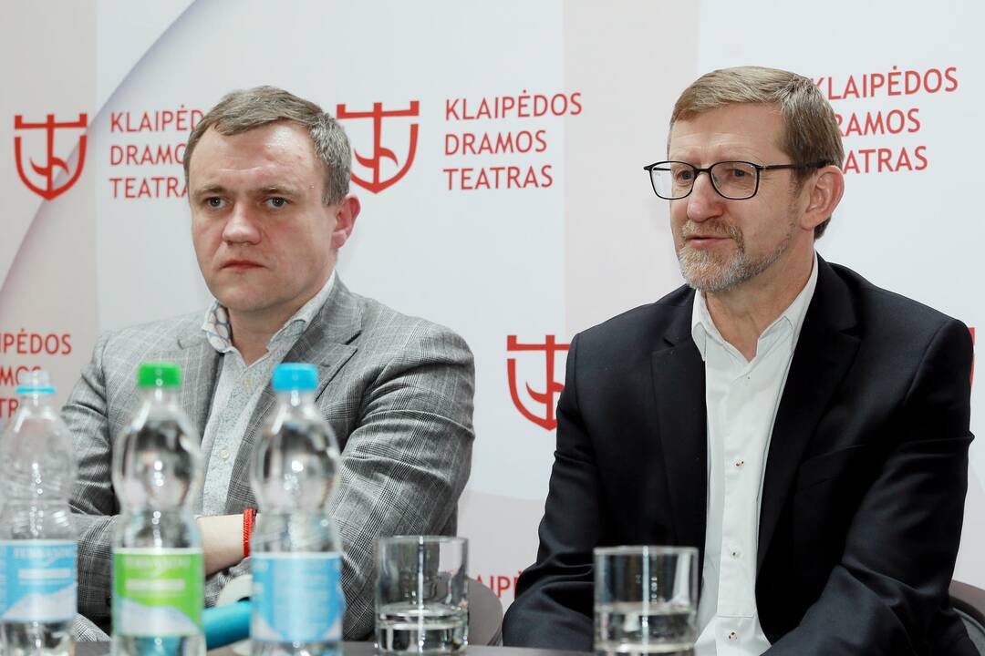 tarptautinio teatrų festivalio spaudos konferencija
