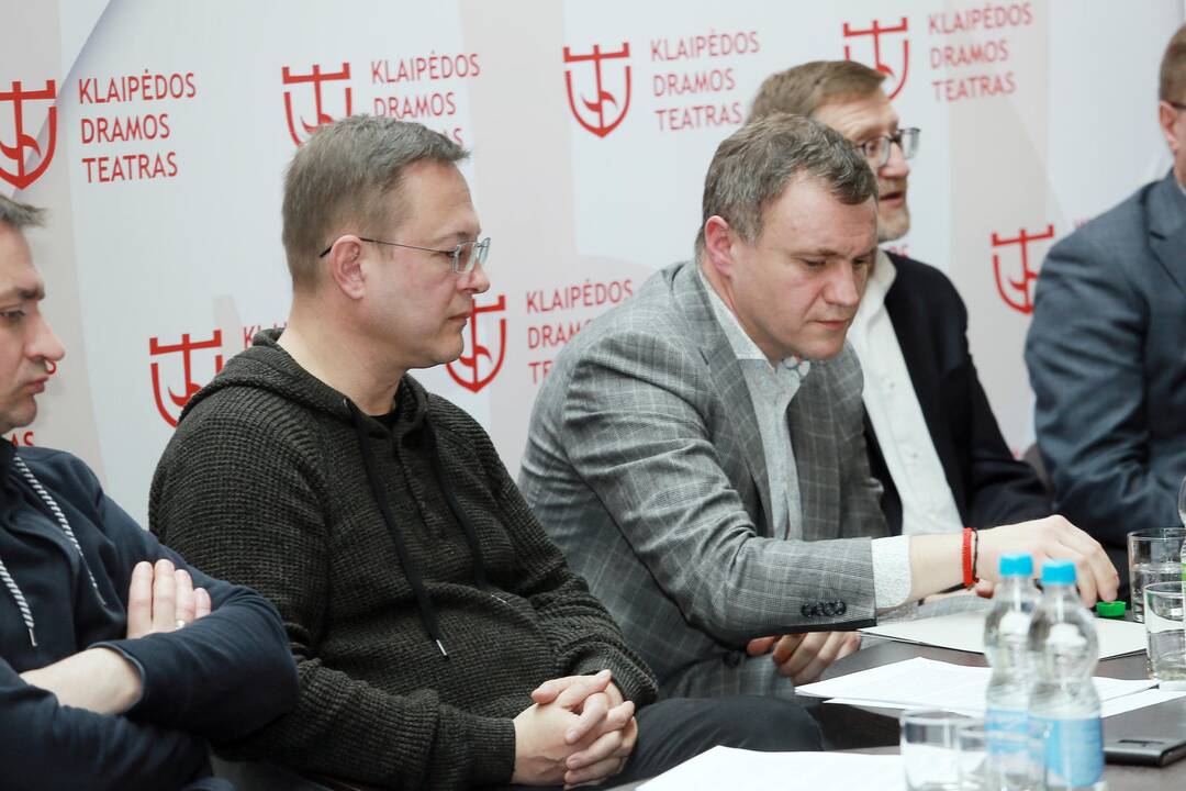 tarptautinio teatrų festivalio spaudos konferencija