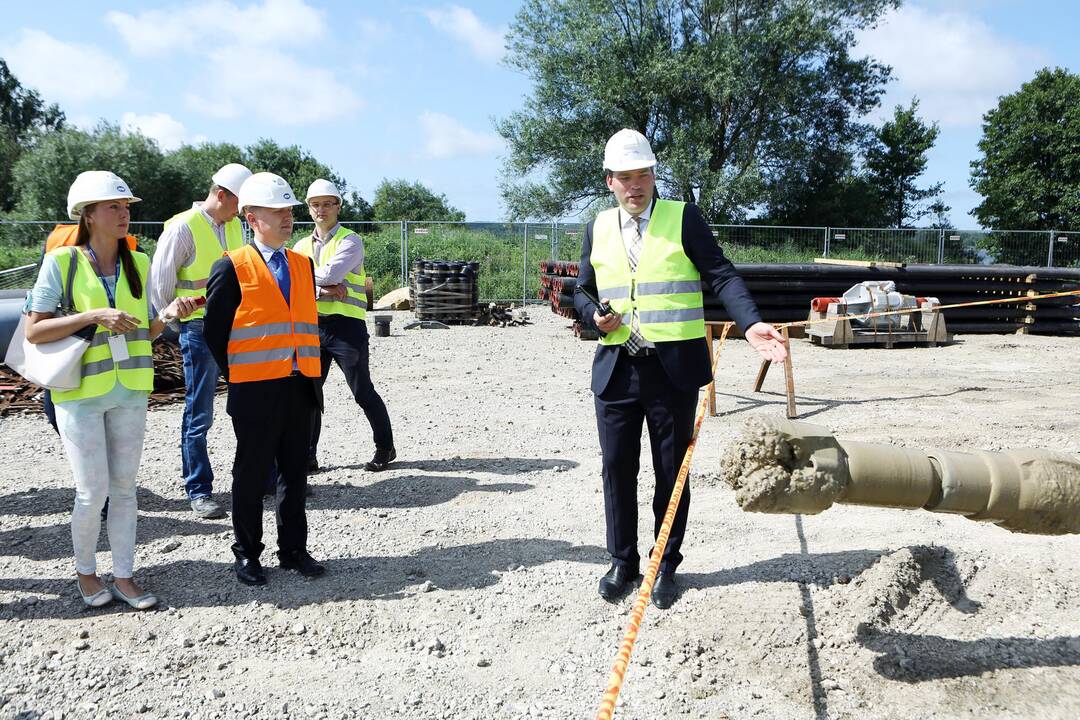 Pradėtas svarbiausias SGD terminalo dujotiekio statybos etapas