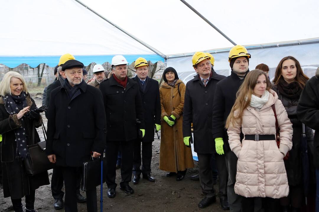 KU bendrabučio statybų pradžia