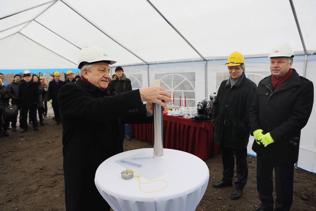 KU bendrabučio statybų pradžia