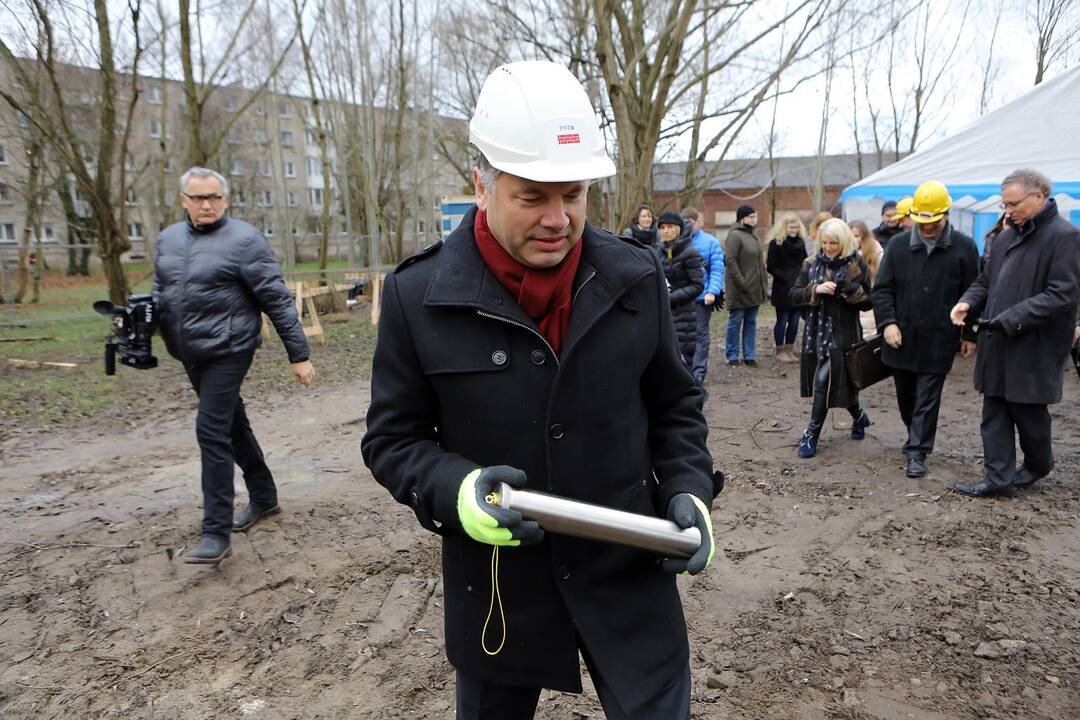 KU bendrabučio statybų pradžia