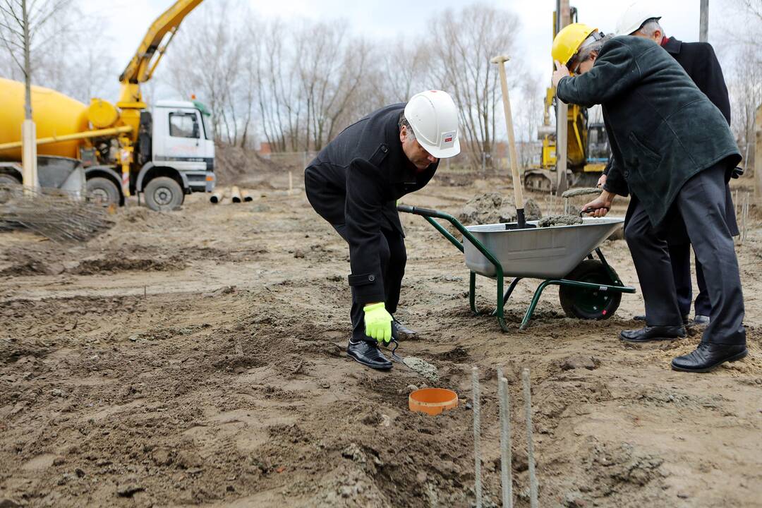 KU bendrabučio statybų pradžia