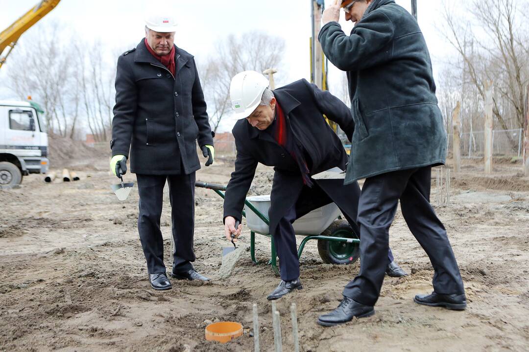KU bendrabučio statybų pradžia