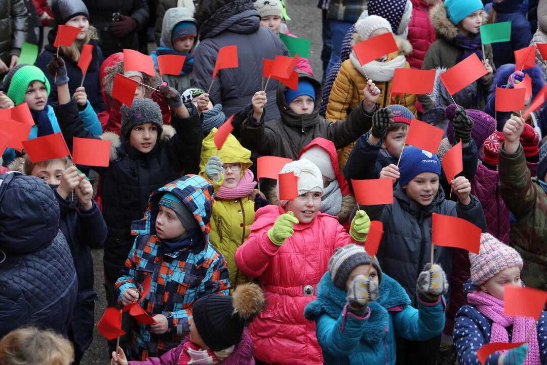 "Verdenės" mokyklos mokinių šokis