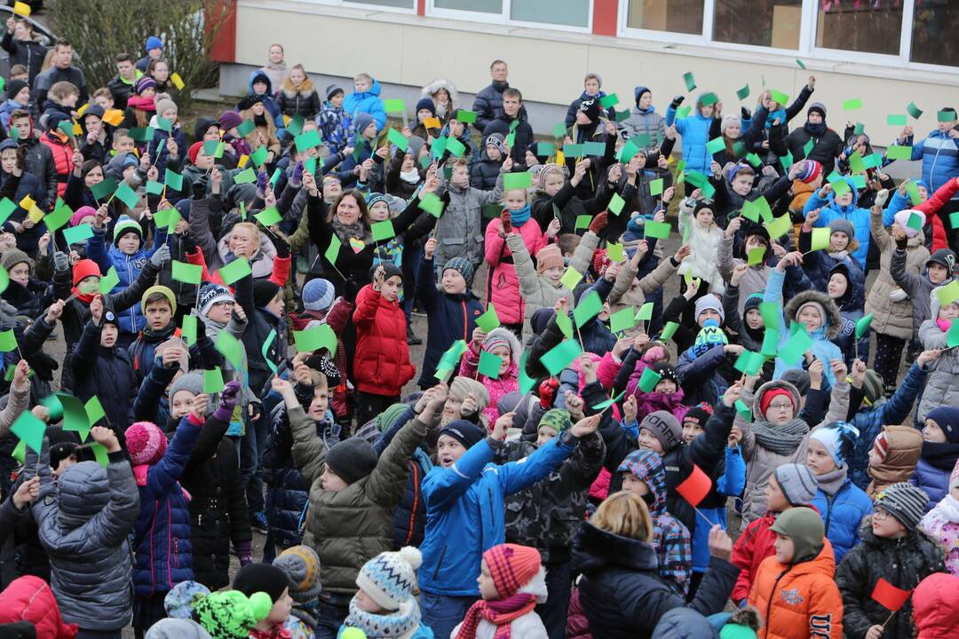 "Verdenės" mokyklos mokinių šokis