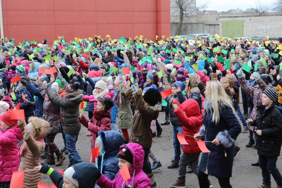 "Verdenės" mokyklos mokinių šokis