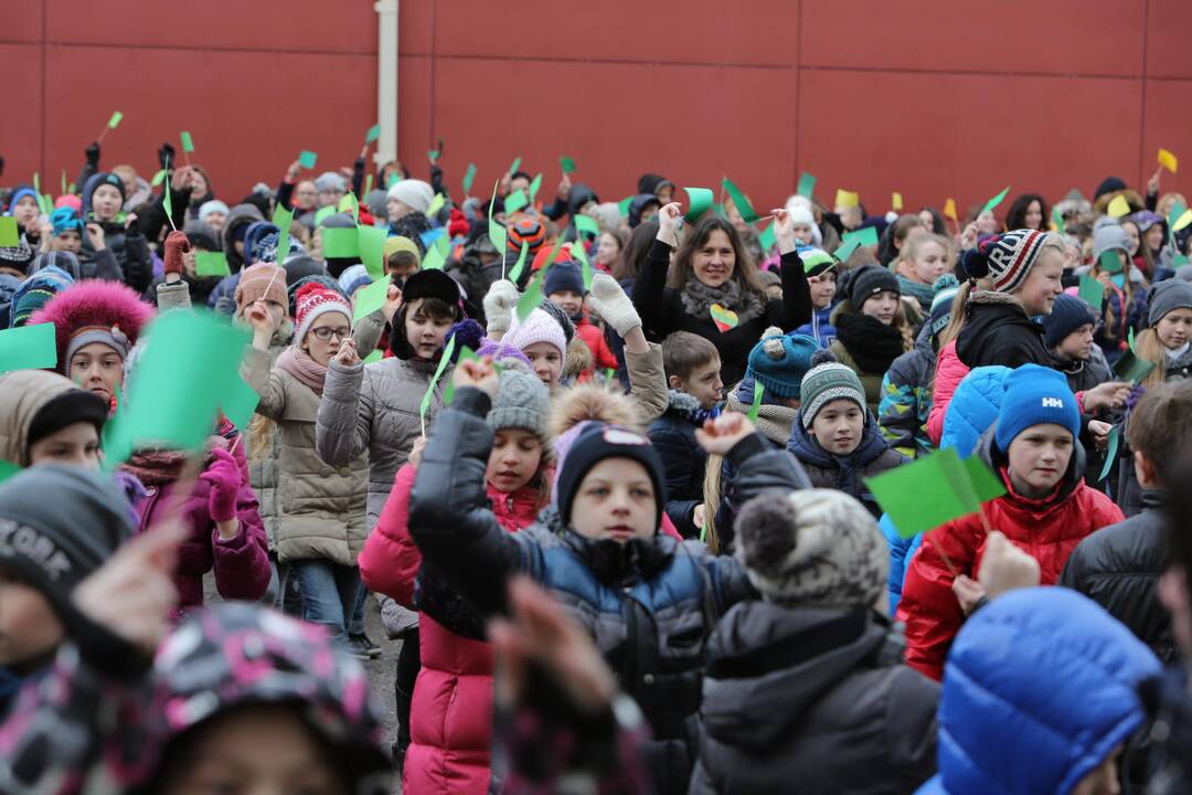 "Verdenės" mokyklos mokinių šokis