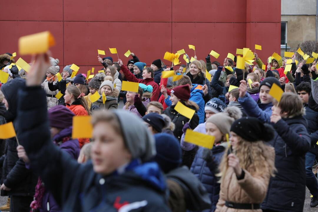 "Verdenės" mokyklos mokinių šokis