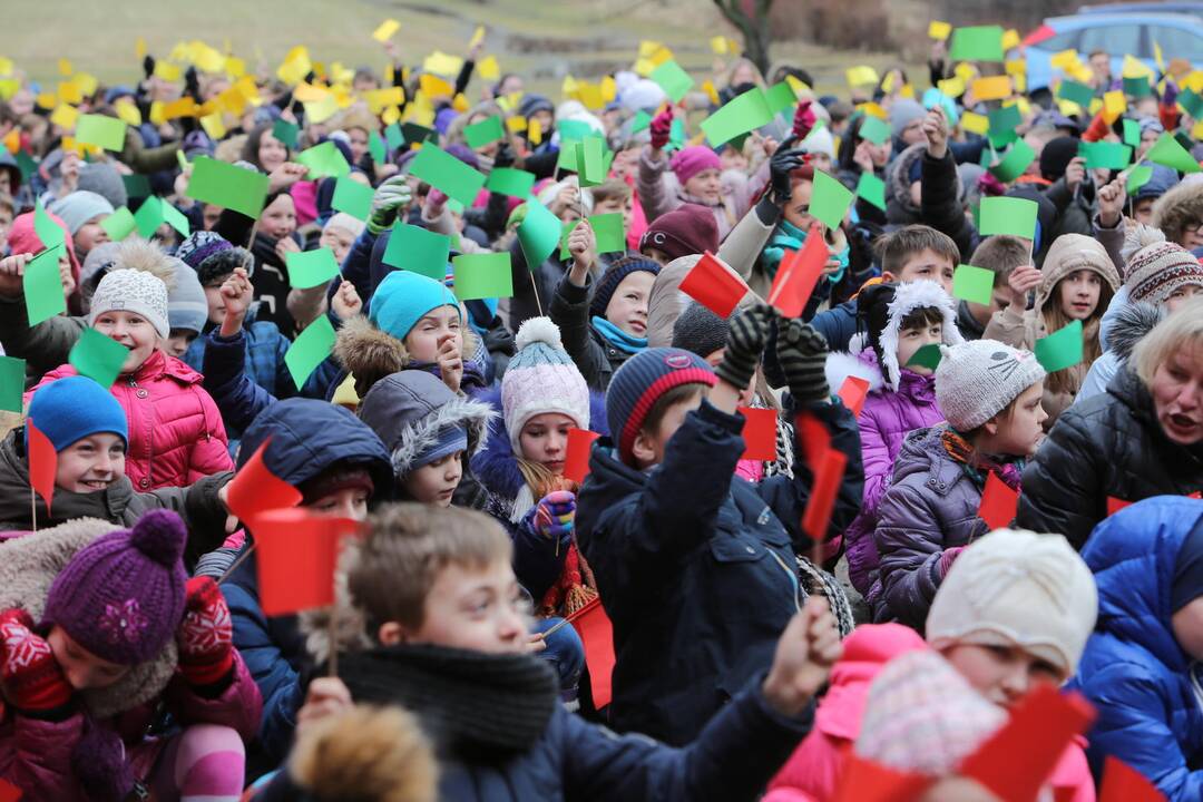 "Verdenės" mokyklos mokinių šokis