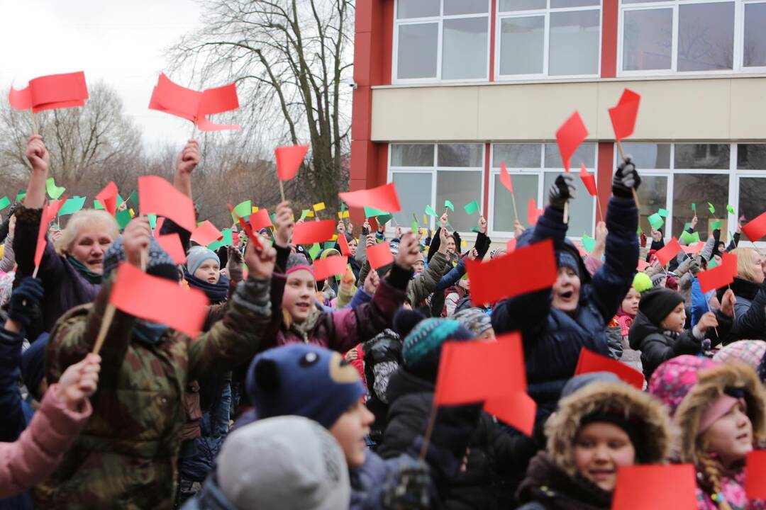 "Verdenės" mokyklos mokinių šokis