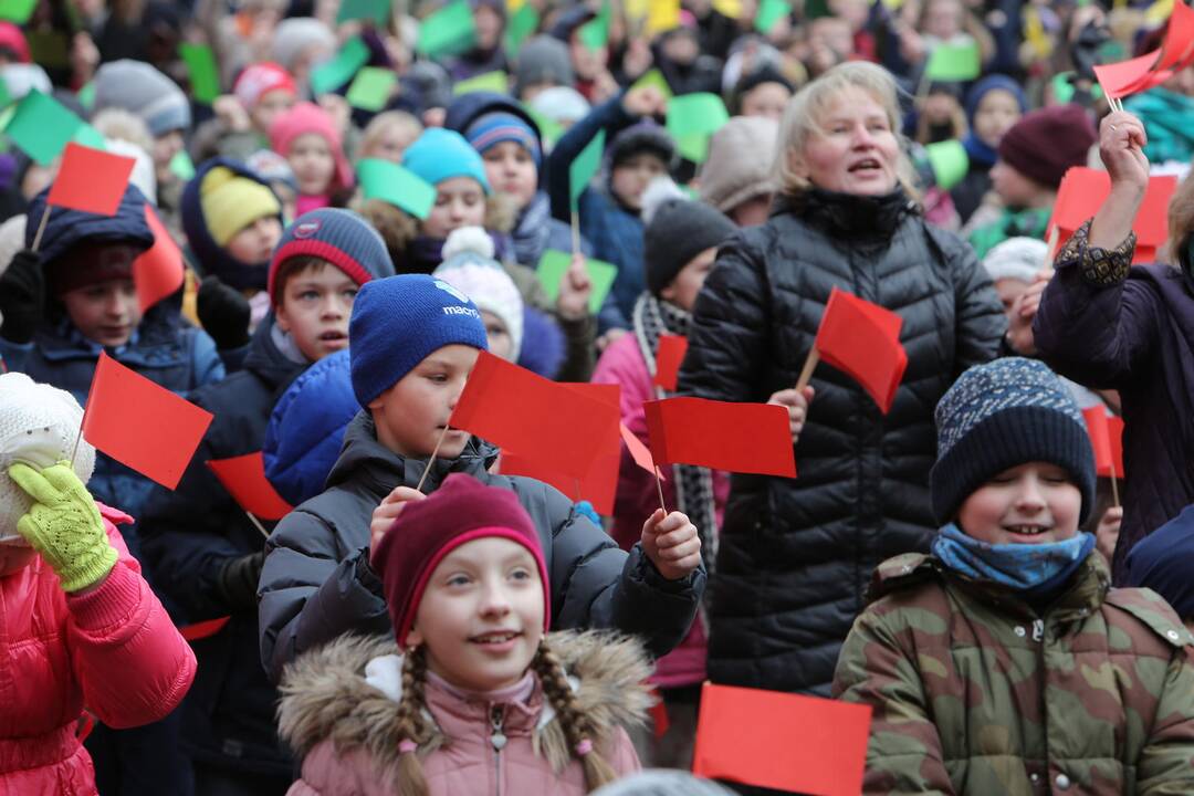 "Verdenės" mokyklos mokinių šokis