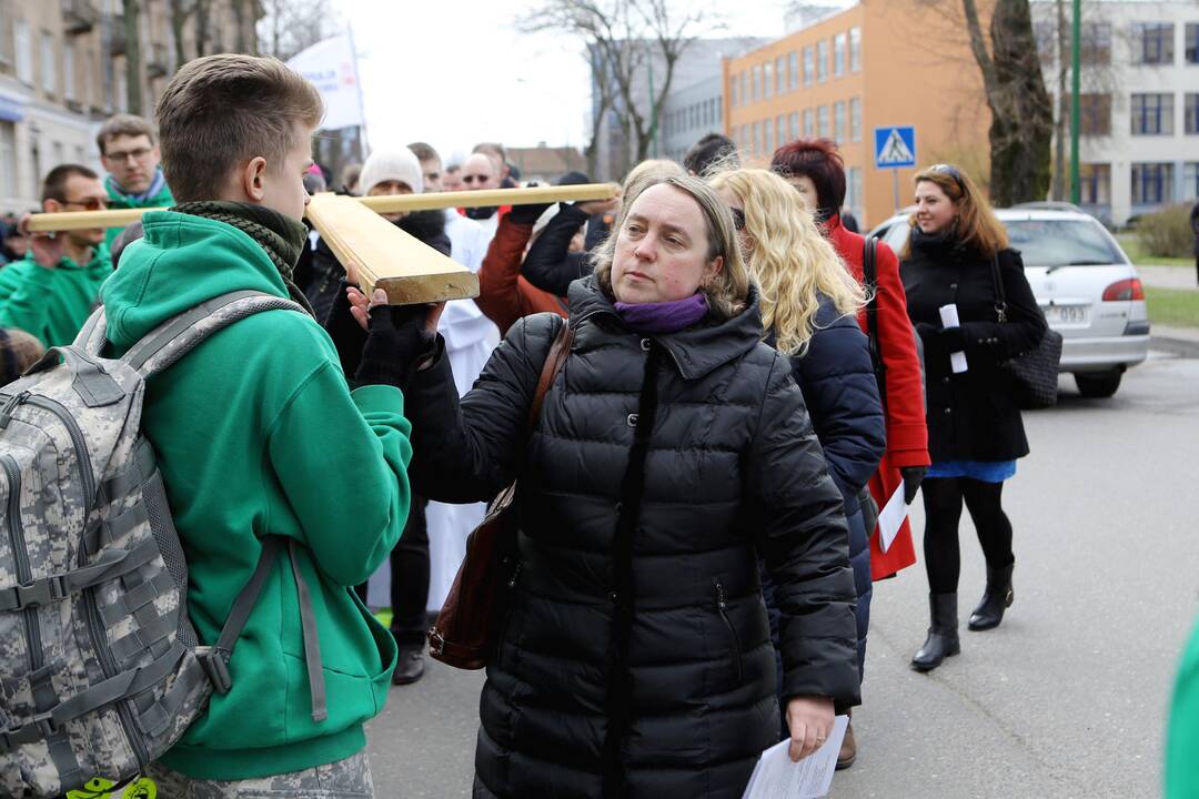 Kryžiaus kelias Klaipėdos gatvėmis