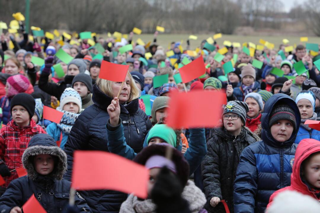 "Verdenės" mokyklos mokinių šokis