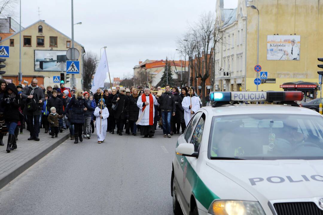 Kryžiaus kelias Klaipėdos gatvėmis