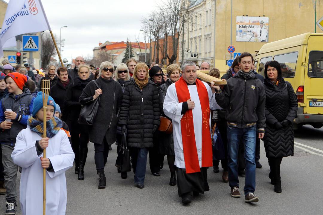 Kryžiaus kelias Klaipėdos gatvėmis