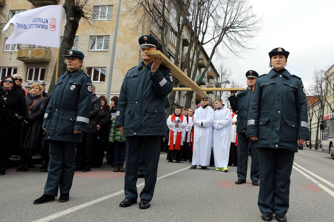 Kryžiaus kelias Klaipėdos gatvėmis