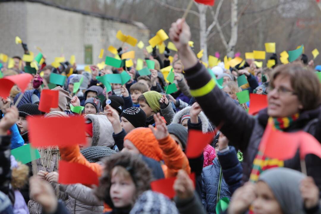 "Verdenės" mokyklos mokinių šokis