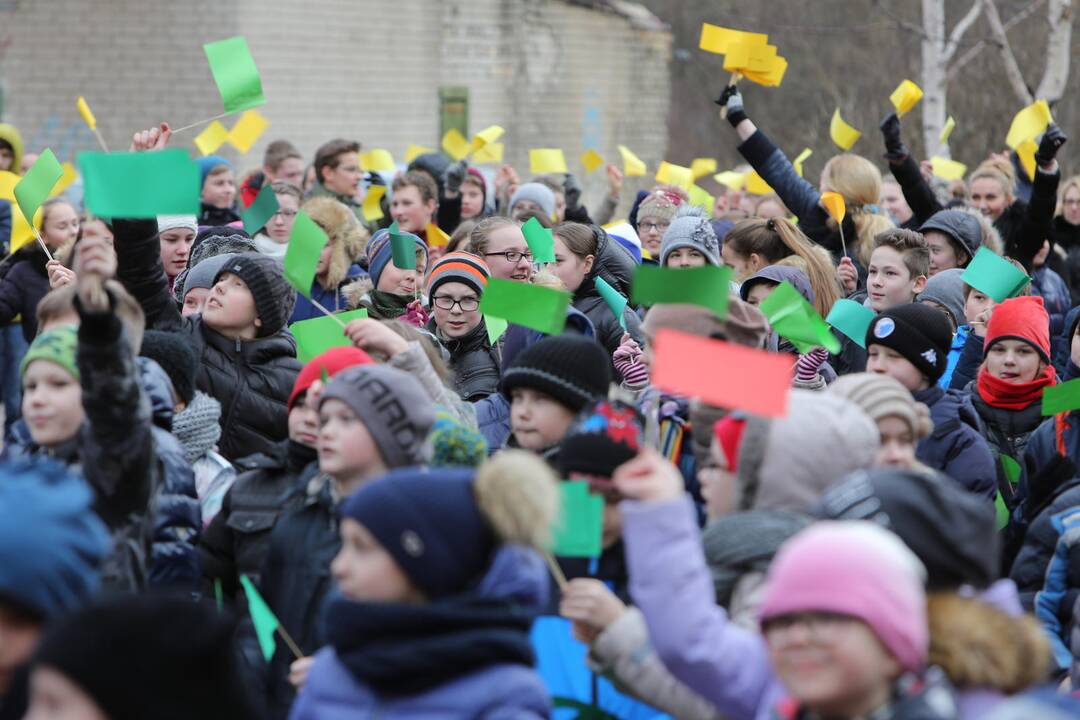 "Verdenės" mokyklos mokinių šokis