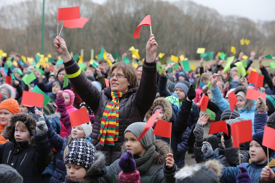 "Verdenės" mokyklos mokinių šokis