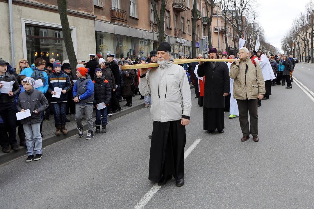 Kryžiaus kelias Klaipėdos gatvėmis