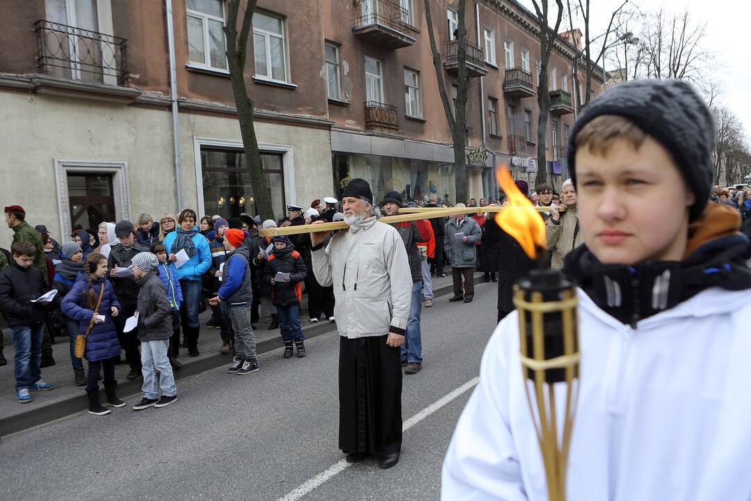Kryžiaus kelias Klaipėdos gatvėmis