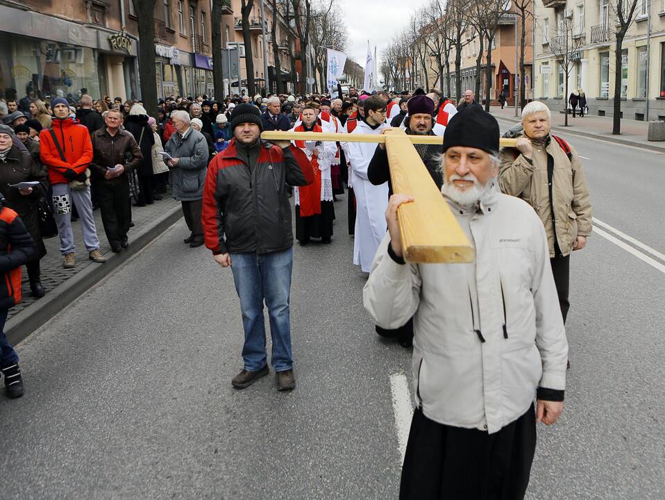 Kryžiaus kelias Klaipėdos gatvėmis