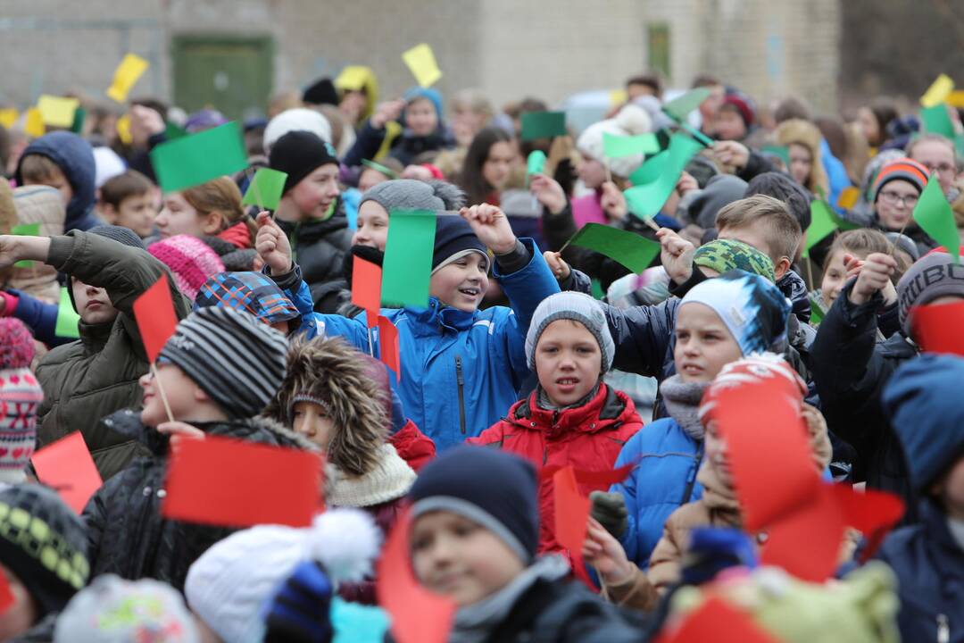 "Verdenės" mokyklos mokinių šokis