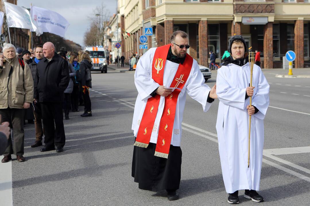 Kryžiaus kelias Klaipėdos gatvėmis