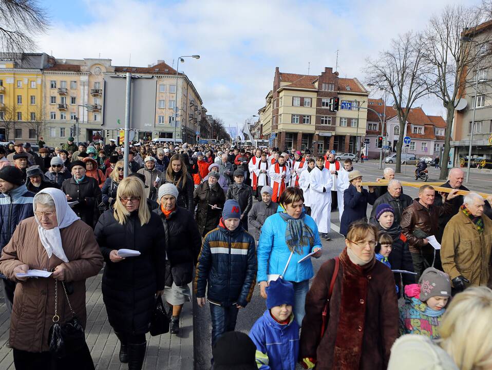 Kryžiaus kelias Klaipėdos gatvėmis