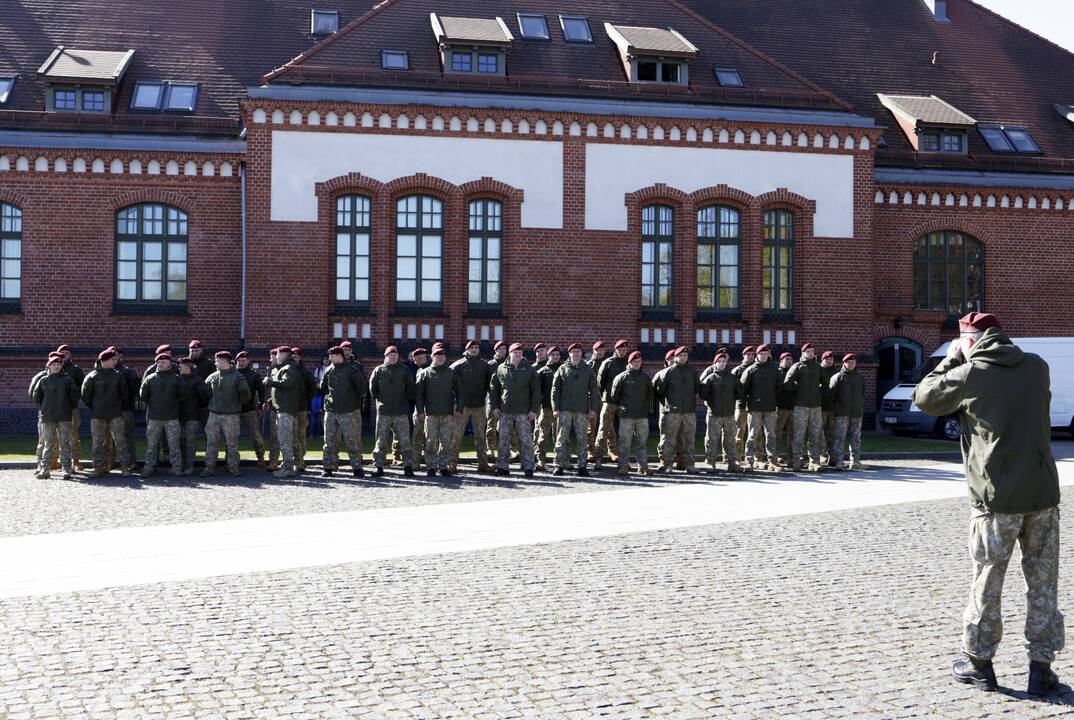 Karių grįžusių iš Malio sutikimo ceremonija