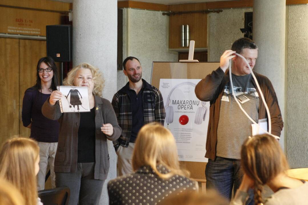 Animacijos dirbtuvės Klaipėdos valstybiniame muzikiniame teatre 