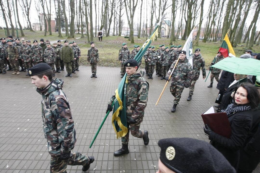 Šaulių priesaikos iškilminga ceremonija