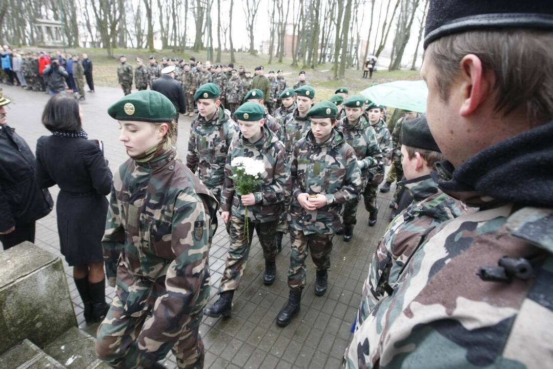 Šaulių priesaikos iškilminga ceremonija