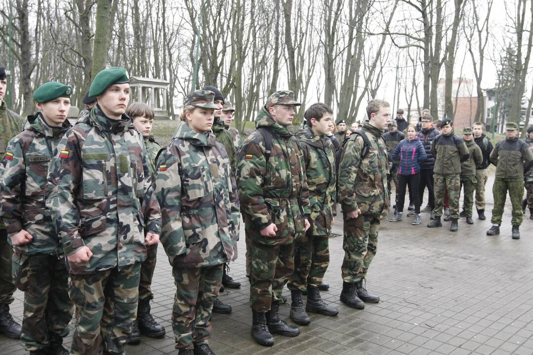 Šaulių priesaikos iškilminga ceremonija