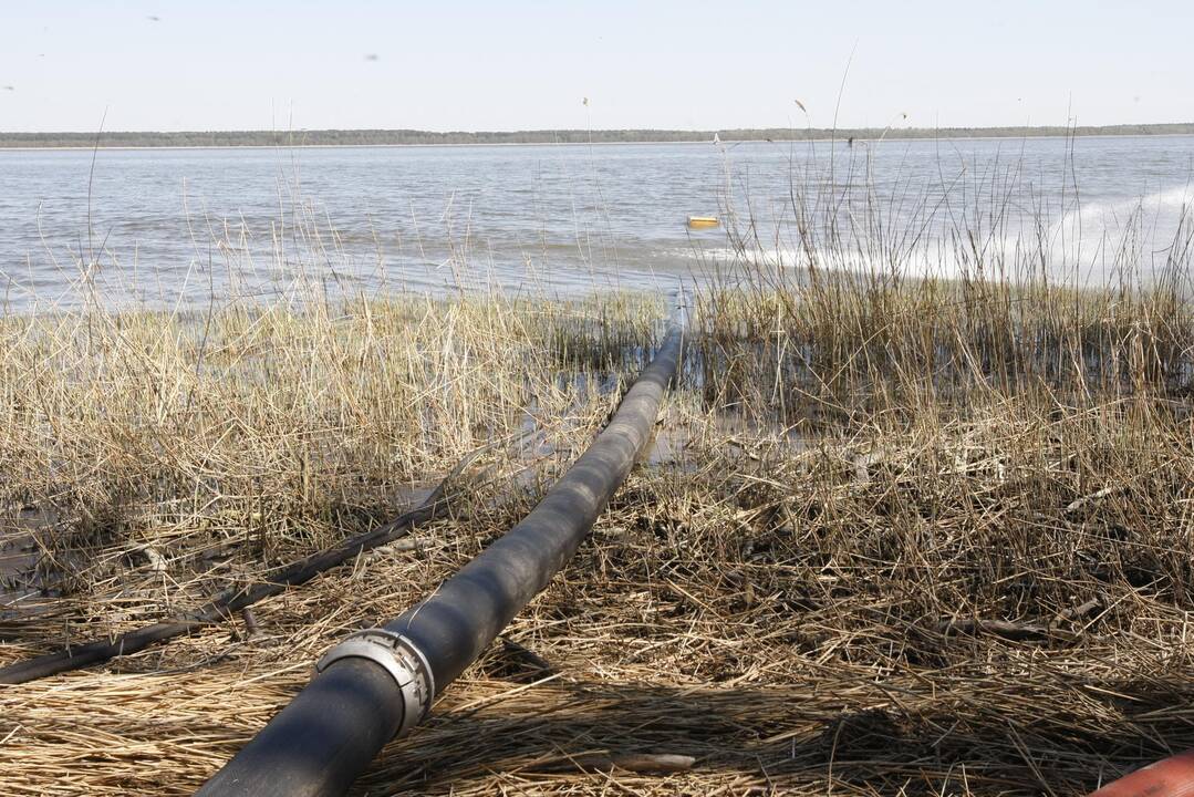 Kuršių nerijos gaisrą sutramdė gausios ugniagesių ir kariškių pajėgos