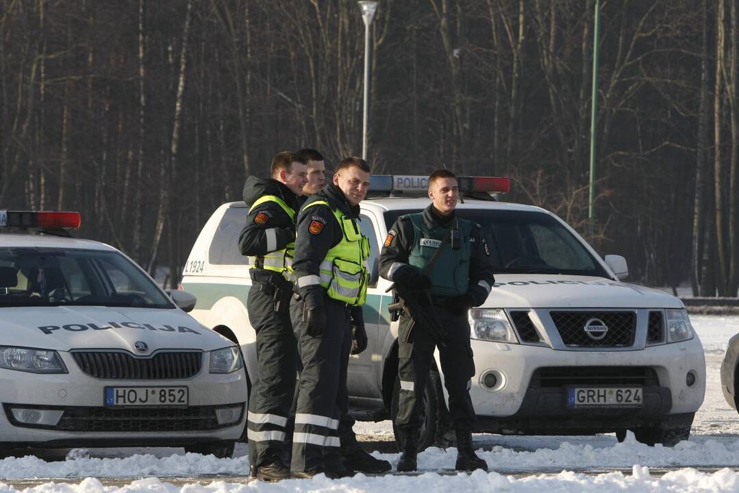 Sniego mūšis Klaipėdoje