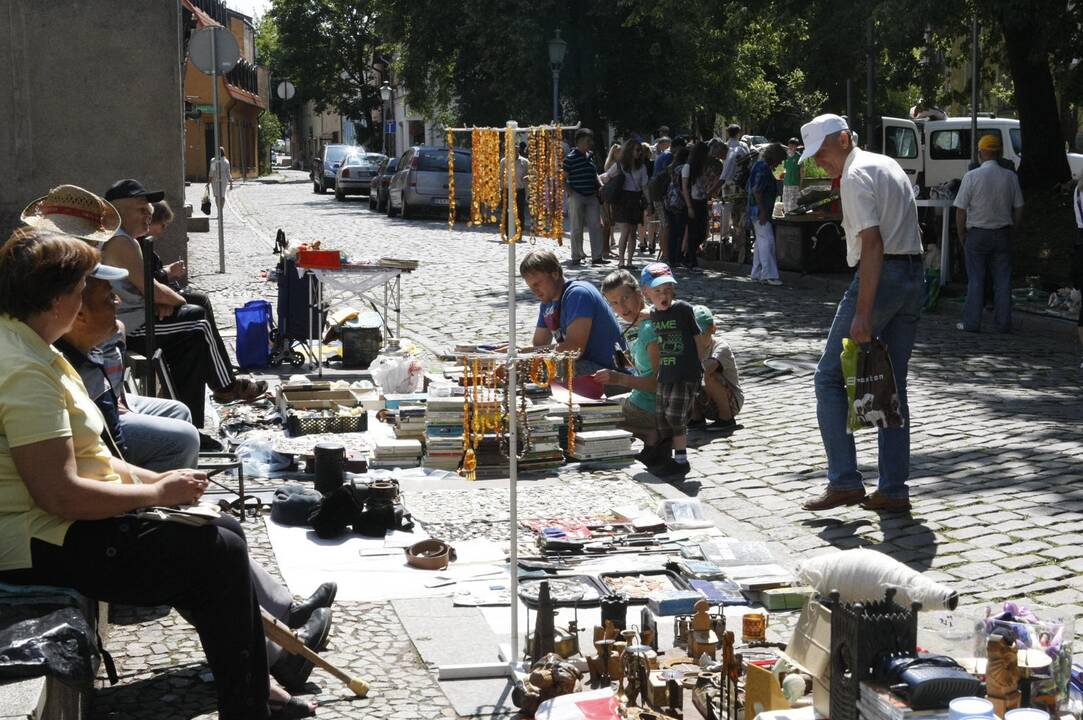 Blusų turgus Klaipėdoje