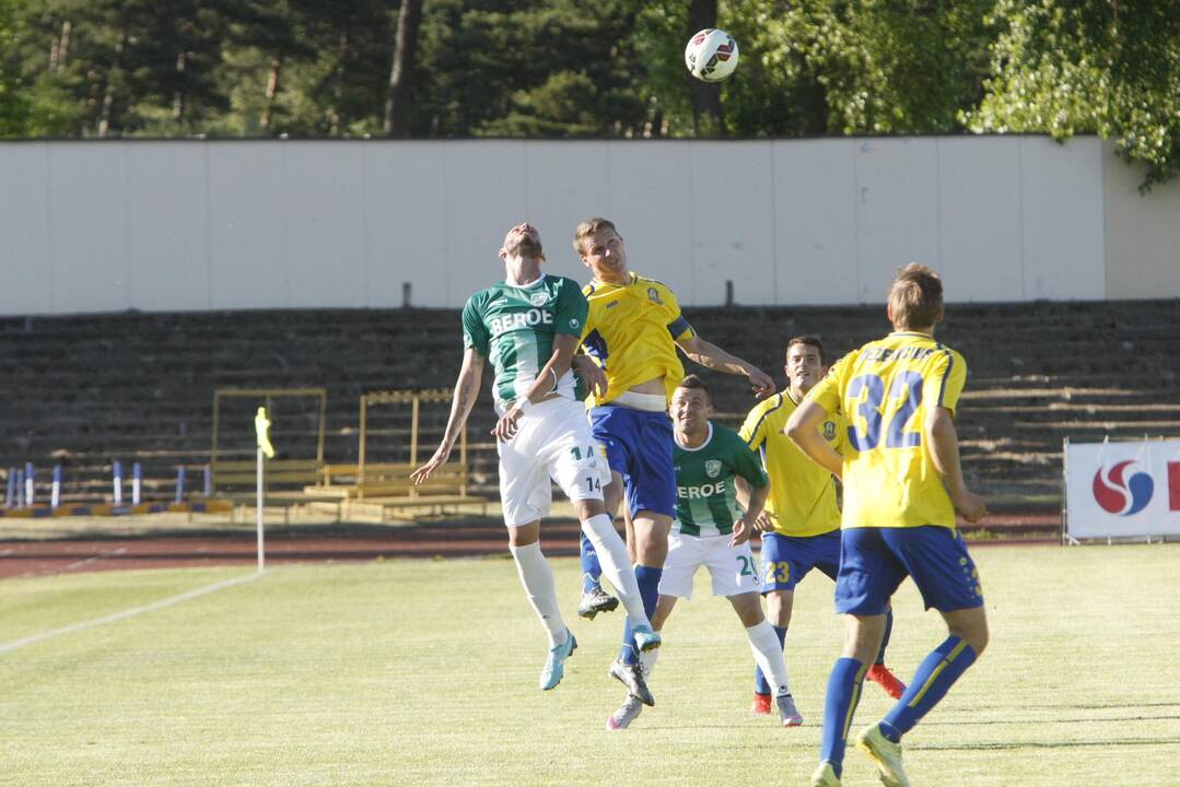 "Atlanto" futbolininkai turėjo pripažinti Bulgarijos klubo pranašumą