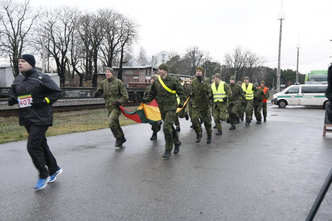 Bėgimas laisvės gynėjų dienai paminėti