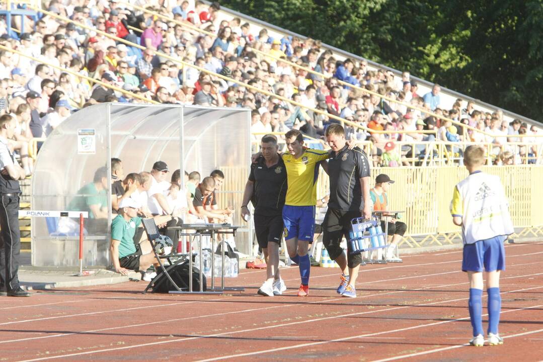"Atlanto" futbolininkai turėjo pripažinti Bulgarijos klubo pranašumą