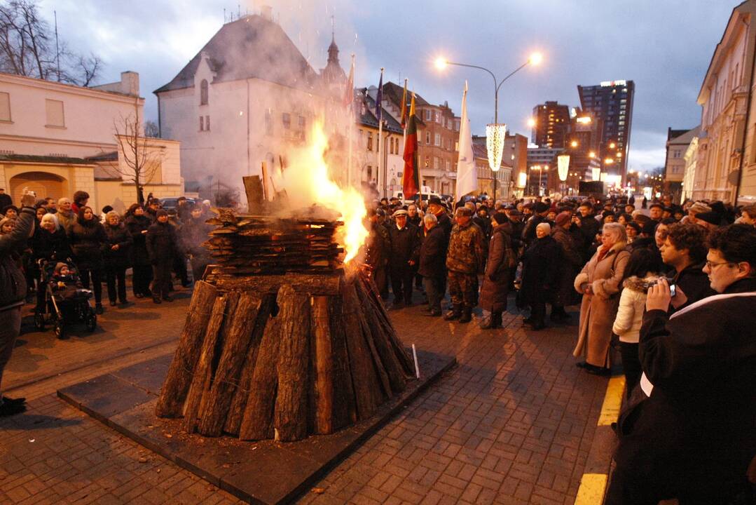 Sausio 13-osios minėjimas Klaipėdoje